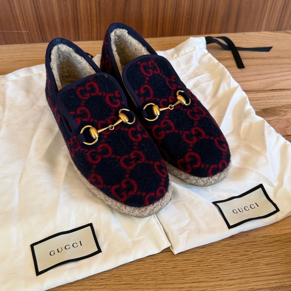 Gucci Shearling Lined Espadrilles - image 1